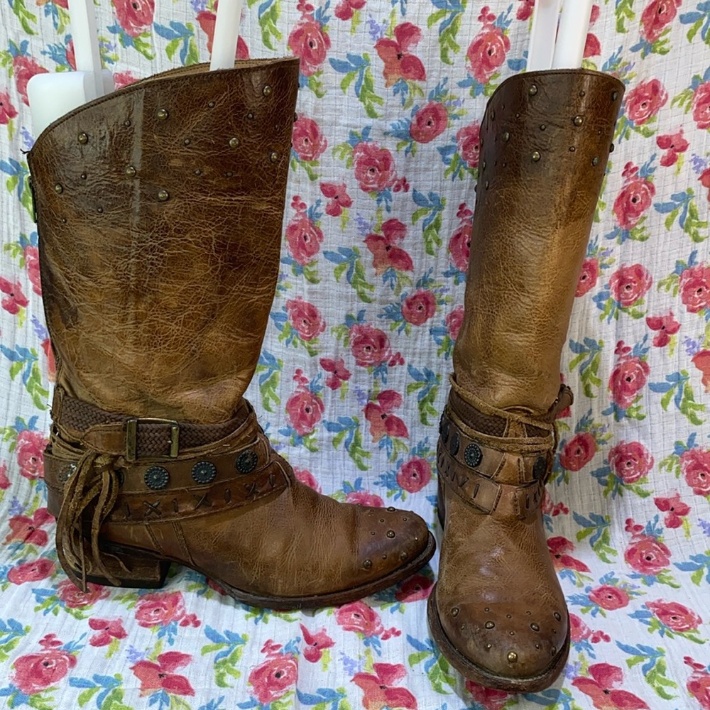 🐮🤎-Corral  Western boots Studded boots-🤎🐮